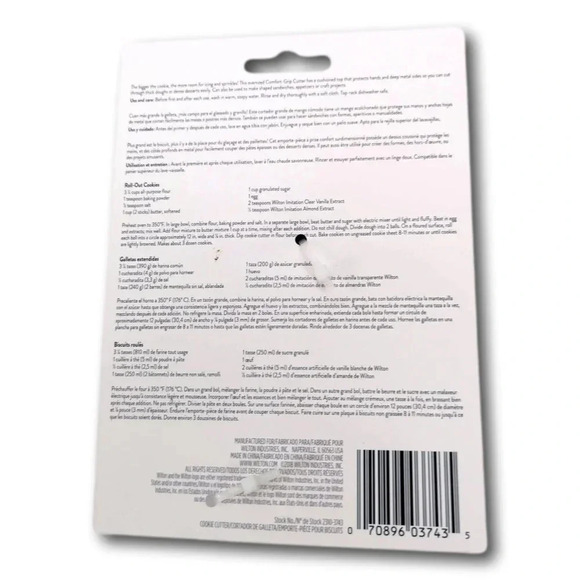 Wilton Original Comfort Grip Cookie Cutter Gingerbread Man New - Picture 5 of 6